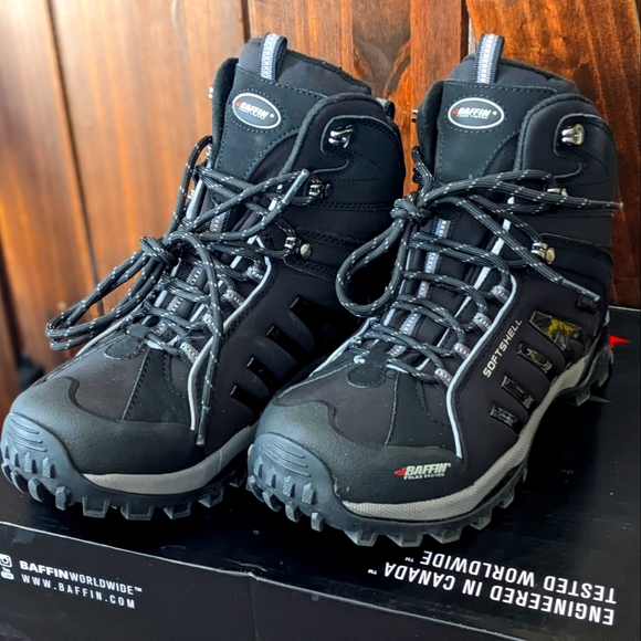 Baffin Shoes | Baffin Zone Hiking Boot. Black, Size 8 Men's. | Color: Black | Size: 8 | Emilyrossi87's Closet